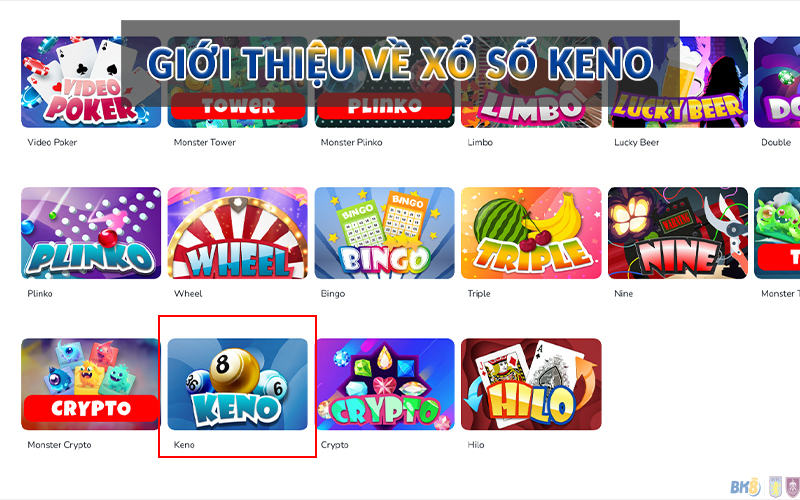 Giới thiệu về xổ số Keno