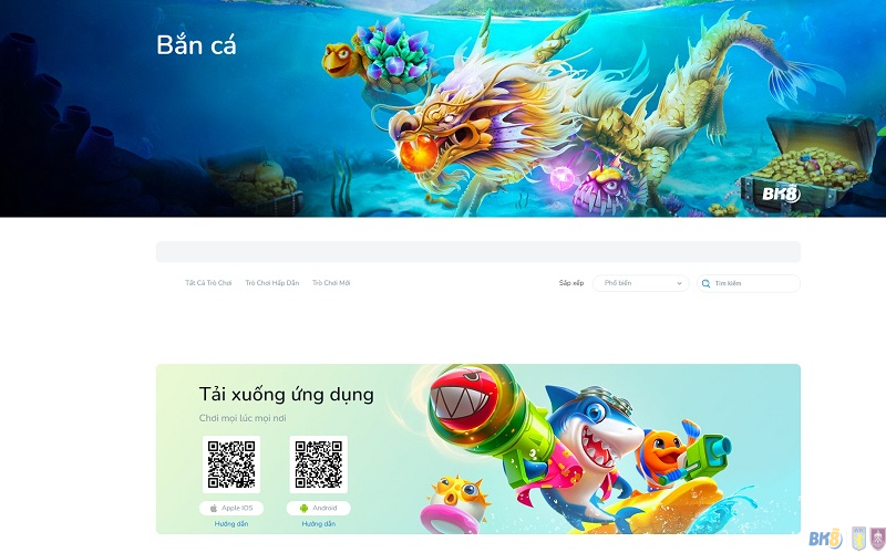 Khám phá chi tiết về sảnh bắn cá BK8