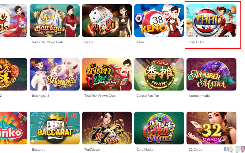 Thai Hilo BK8 - Hướng dẫn chơi Tài Xỉu Thái