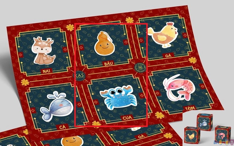 Thao tác chơi Bầu Cua Tôm Cá BK8 cho tân thủ